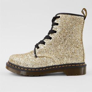 Dr Martens NWOB 1460 Farrah Chunky Glitter Boot - 6